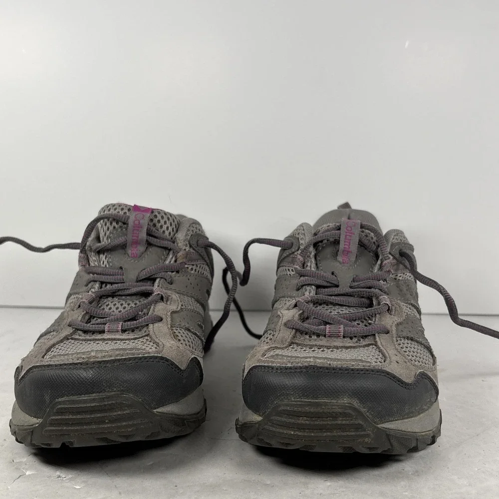 Size 7 Columbia Gray Techlite Hiking Trail Shoe Sneakers BL3983-061‎